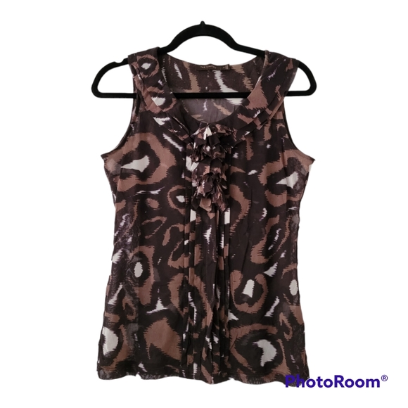 The Limited Ruffle Trim Blouse and Blazer - Picture 2 of 8